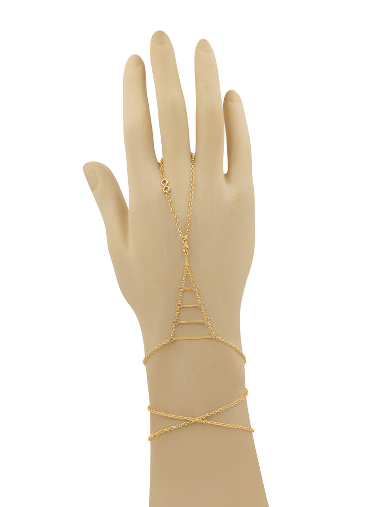 Vessel Hand Chain - Goldish
