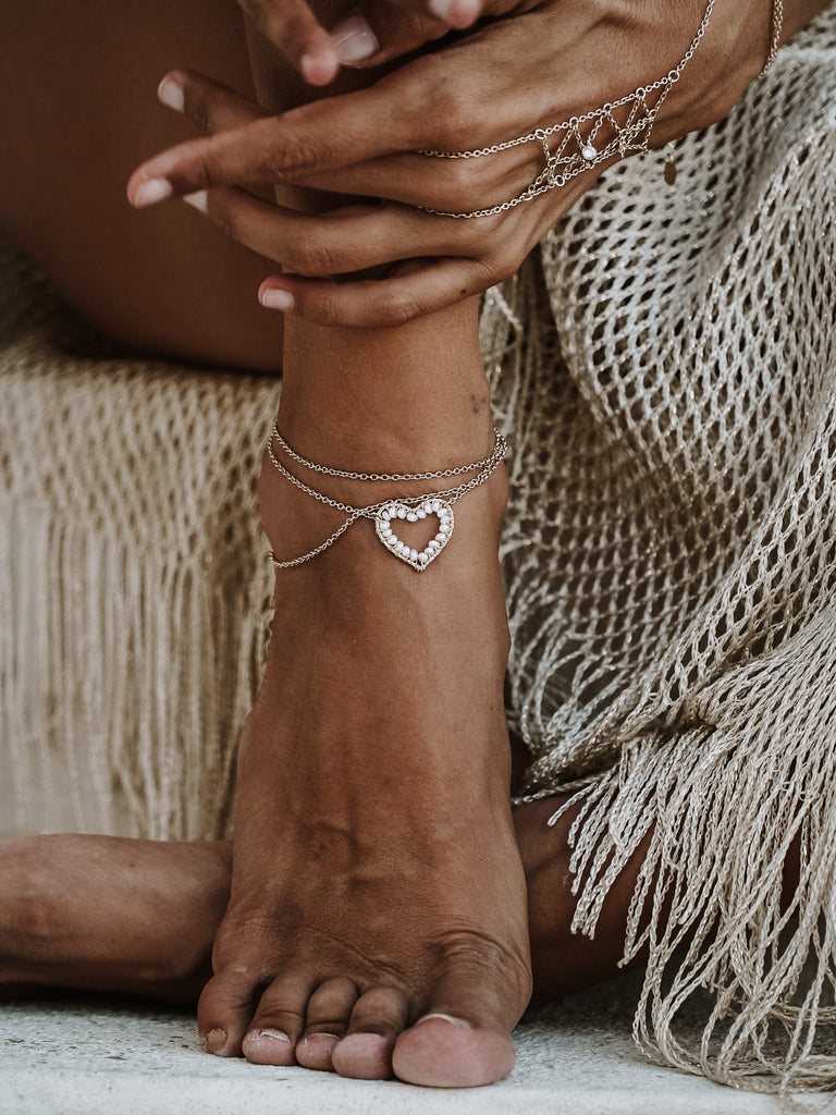 Heart Belly Chain - Goldish