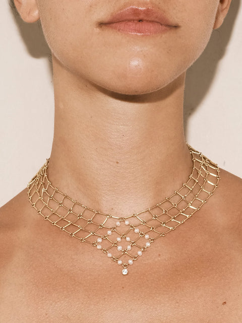 Cleopatra Pearl Choker