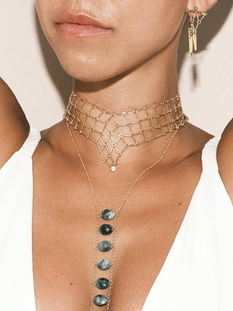 Cleopatra Choker - Goldish
