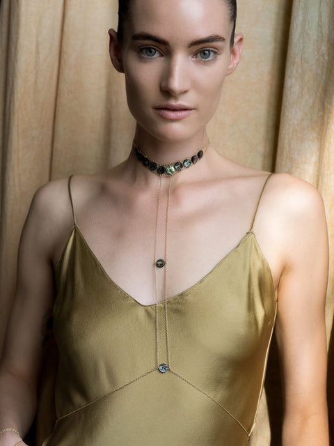 Crown Choker Abalone Body Chain