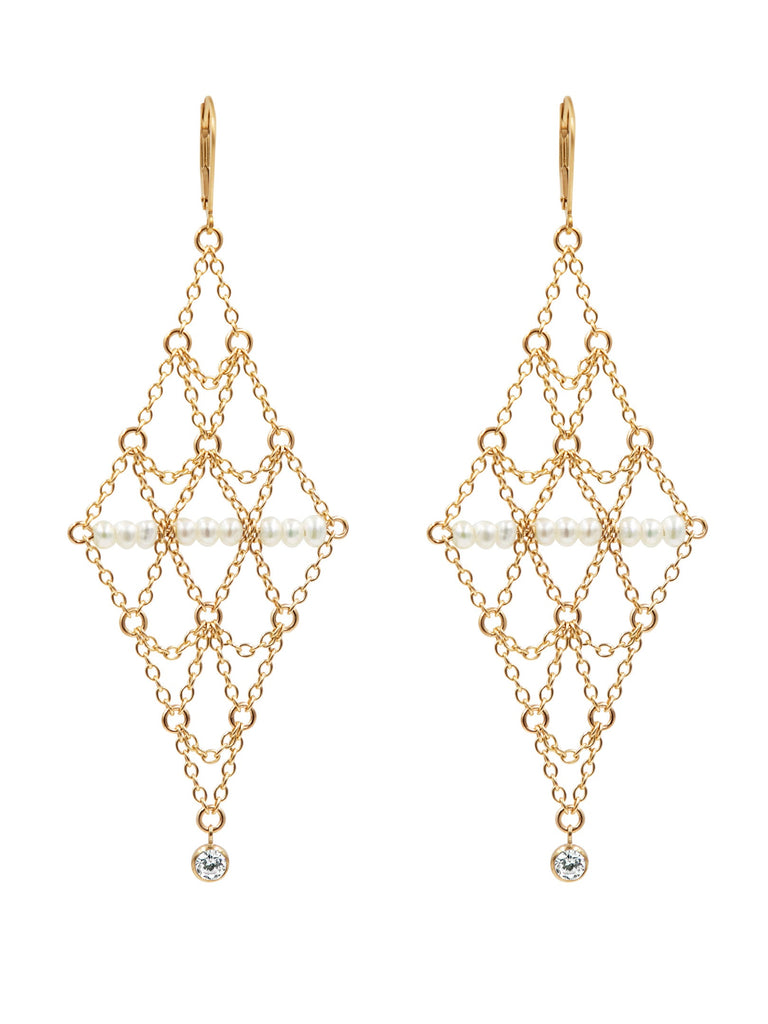 Starlight Earrings - Goldish