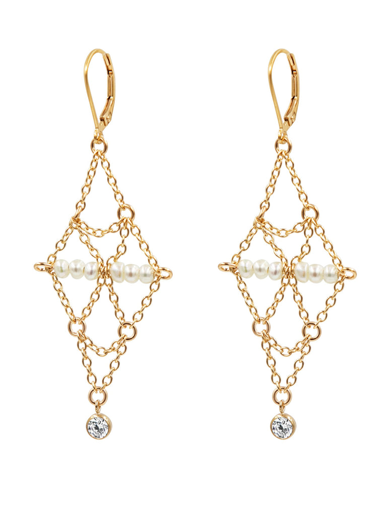 Starlight Earrings - Goldish