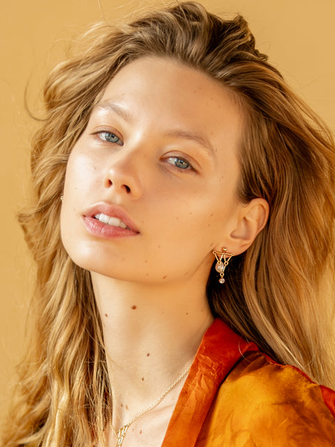 Cleopatra Magic Pearl Earrings