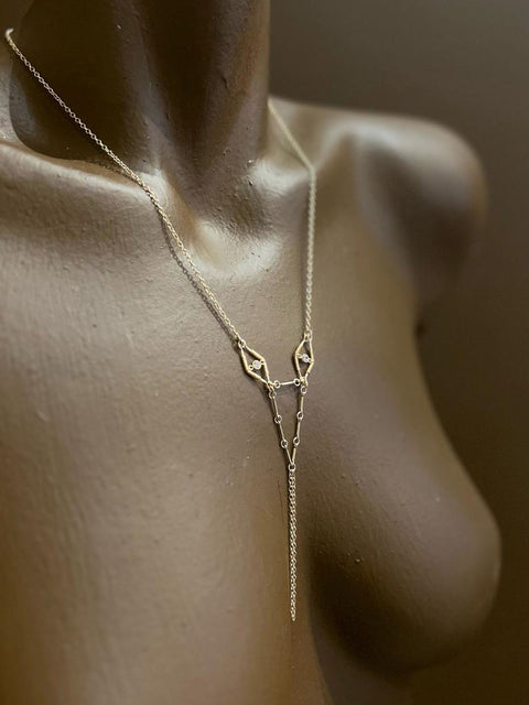 Fox Necklace - Hand Chain