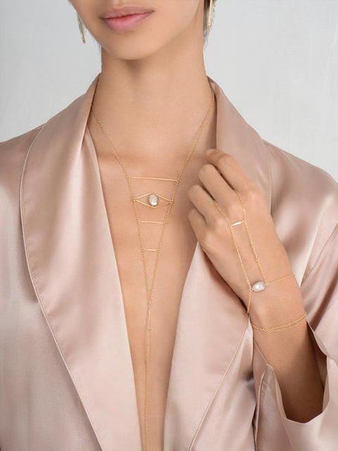 Cupid's Eye Gemstone Body Chain