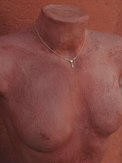 Infinity Diamond Choker Necklace