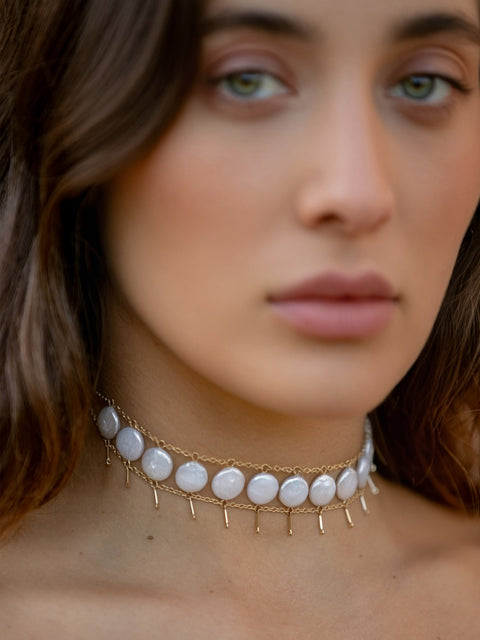 Ladders to Bliss Pearl Jingles Choker