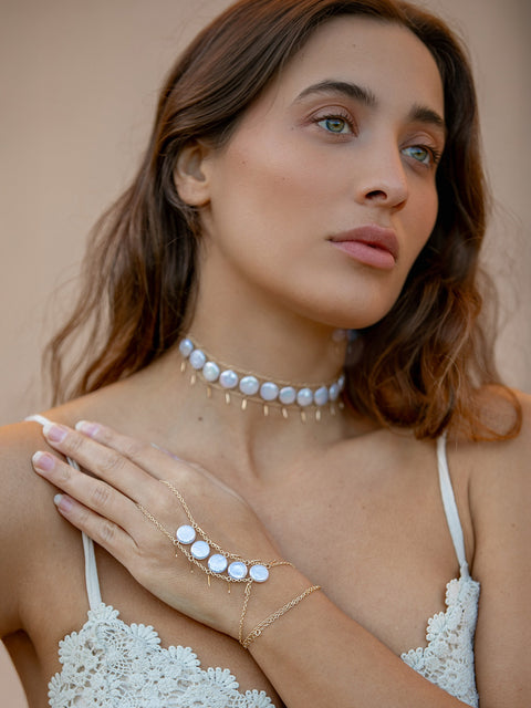 Ladders to Bliss Pearl Jingles Choker
