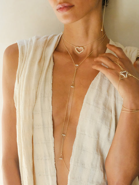 Pendulum Blossom Body Chain