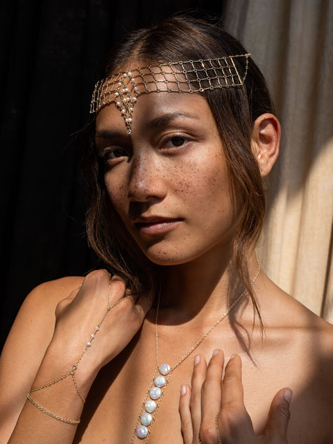 Cleopatra Pearl Choker