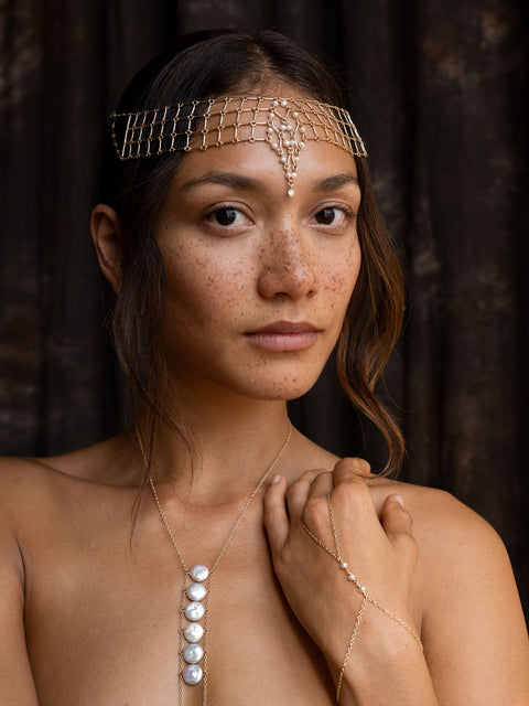 Cleopatra Pearl Choker