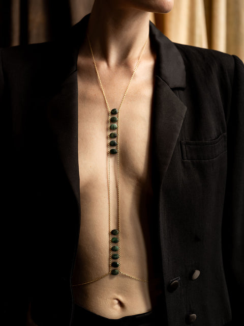 Ladders To Bliss Gemstone Body Chain