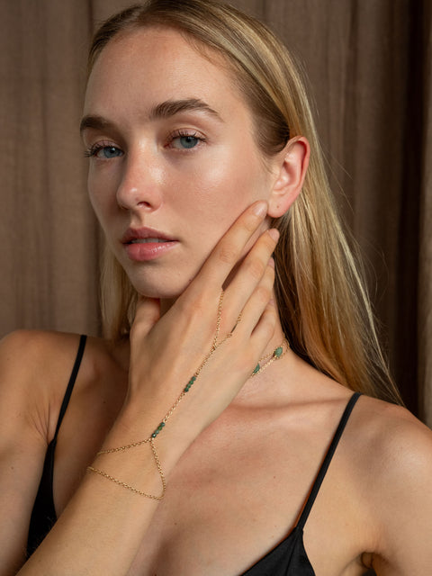 Simplicity Gemstone Hand Chain