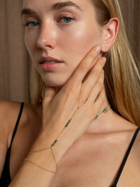 Simplicity Gemstone Hand Chain