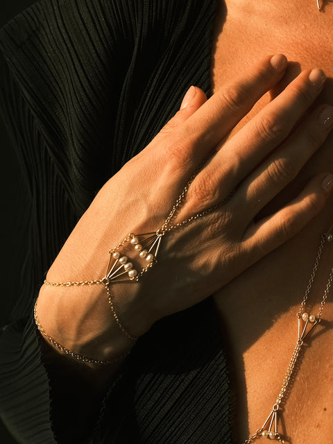 Sacred Fan Hand Chain