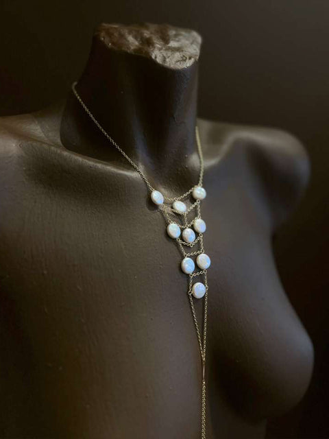 Tree of Life Necklace Pearls