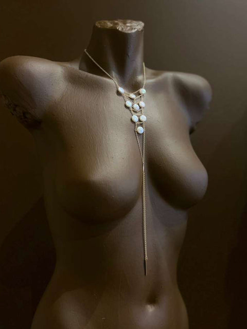 Tree of Life Necklace Pearls