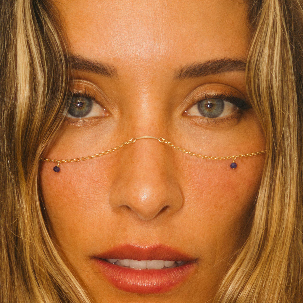 Arrow Vine Facechain - Goldish