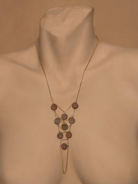 Tree of Life Hand Chain - Goldish