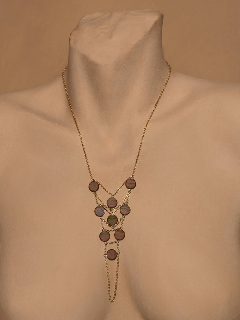 Tree of Life Hand Chain - Goldish