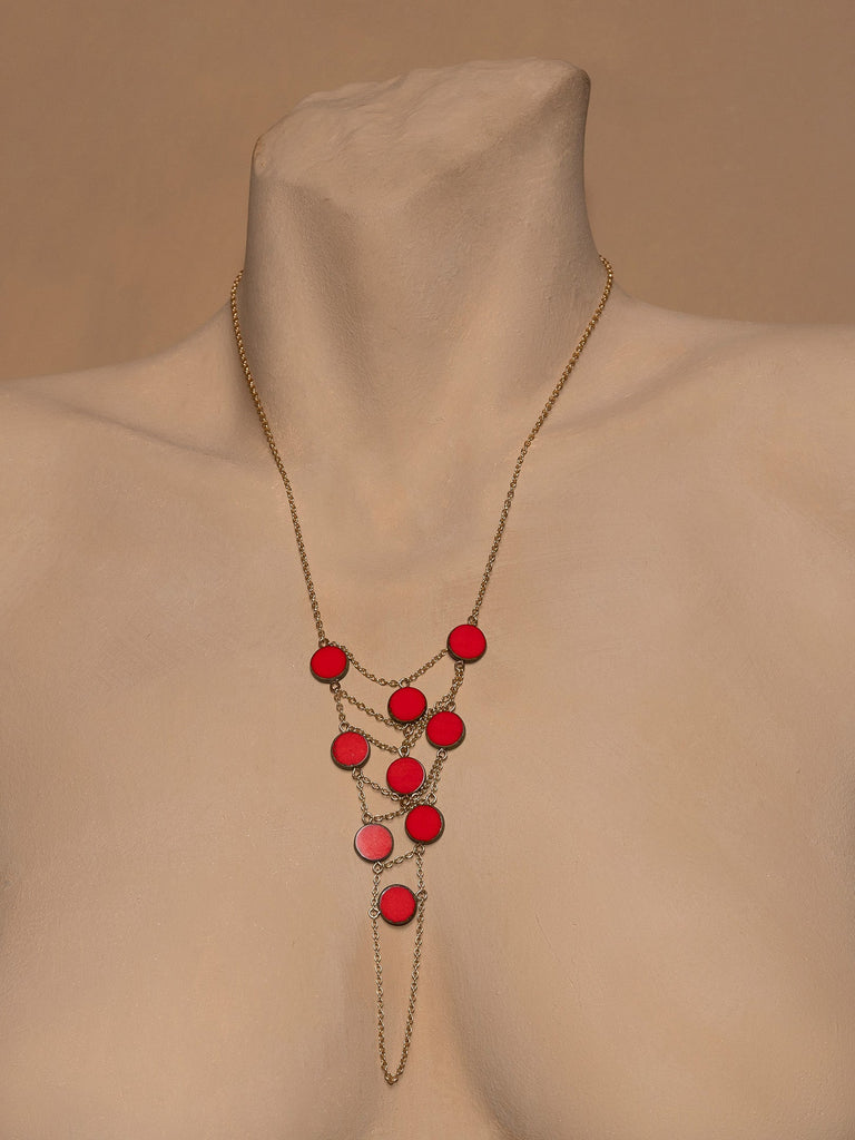 Tree of Life Hand Chain - Goldish