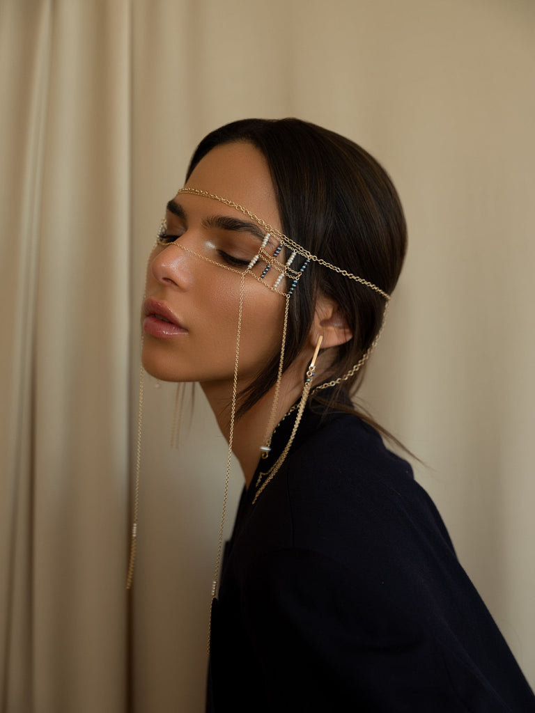 Joker Face Chain - Goldish