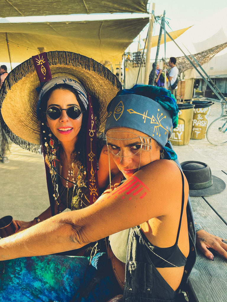 Joker Face Mask / Necklace / Crown / face chain - Goldish