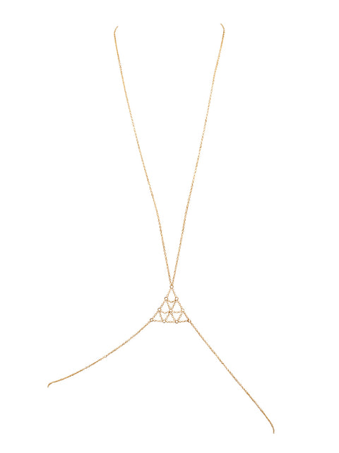 Pyramid Body Chain - Goldish