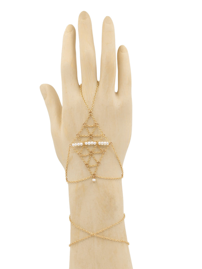 Starlight Glove Hand Chain - Goldish