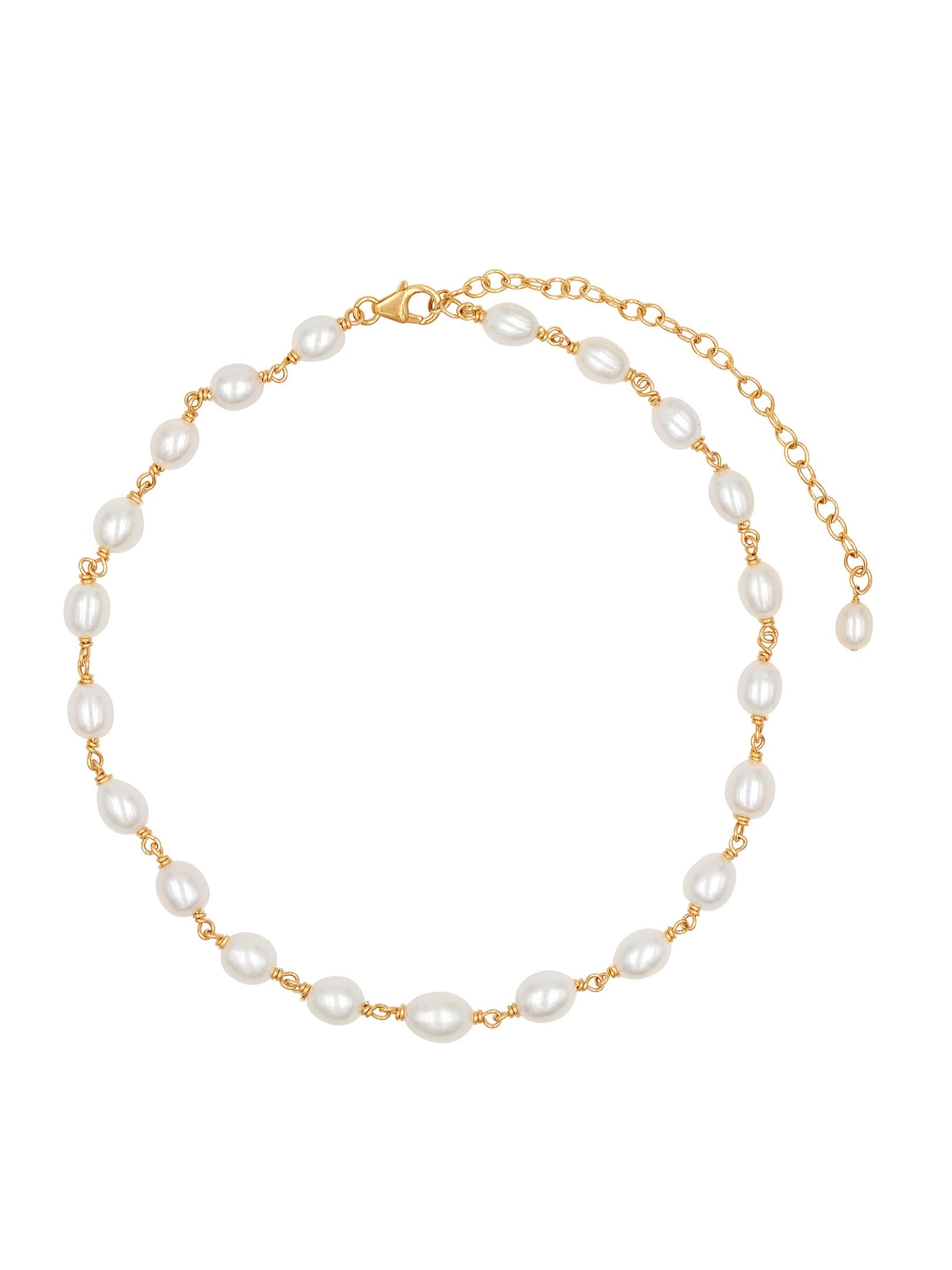 Pearl Choker Necklace | Goldish