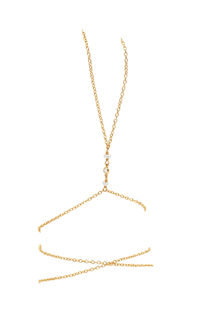 3 Point Hand Chain - Goldish