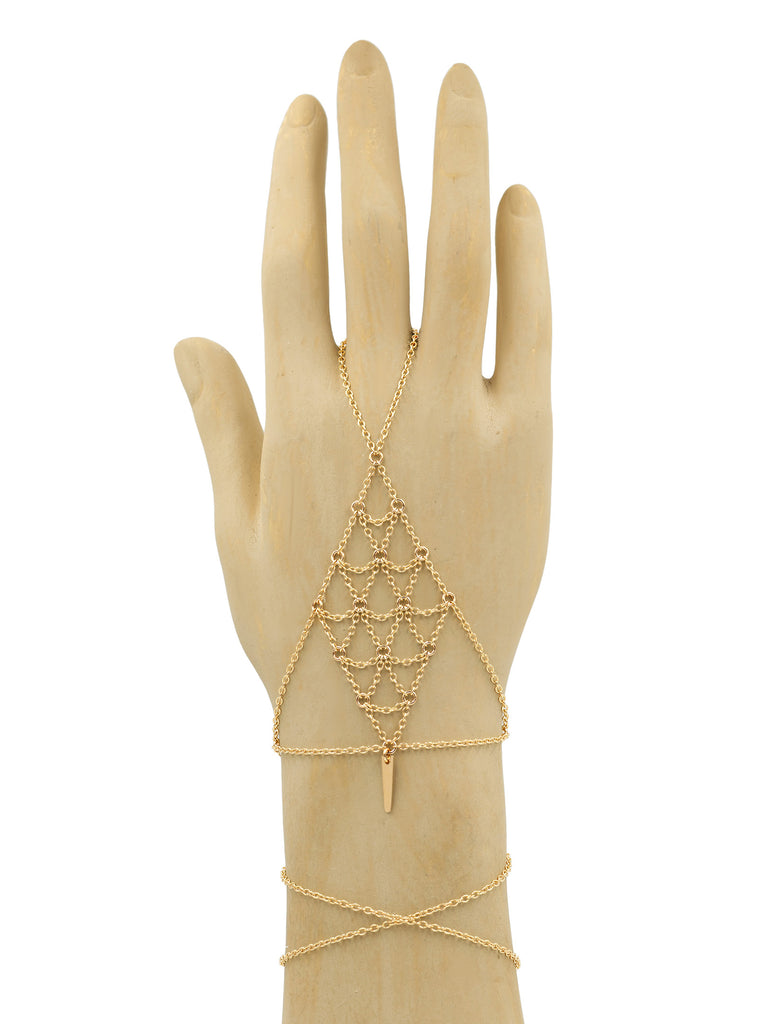 Starlight Glove Hand Chain - Goldish