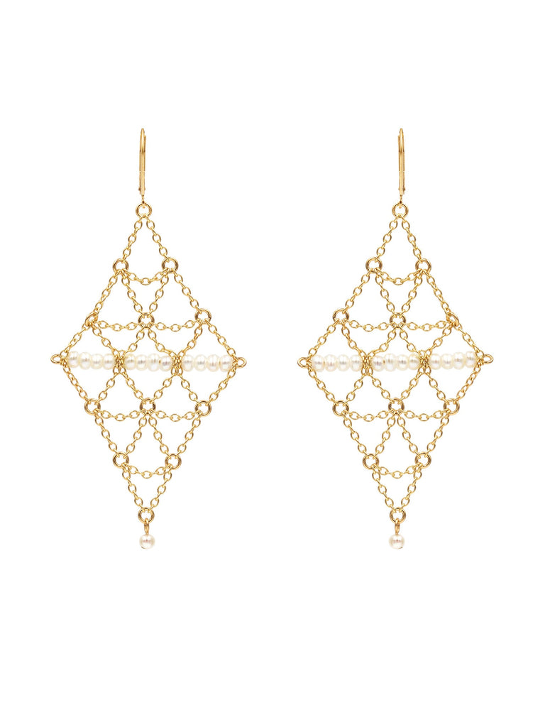 Starlight Earrings - Goldish