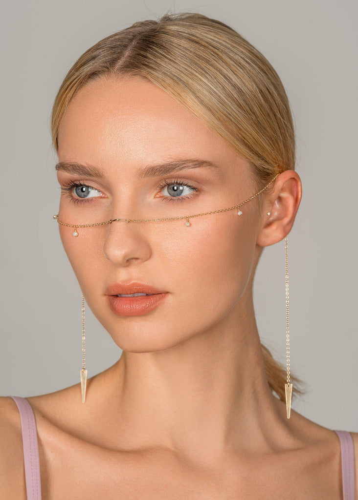 Arrow Vine Facechain - Goldish