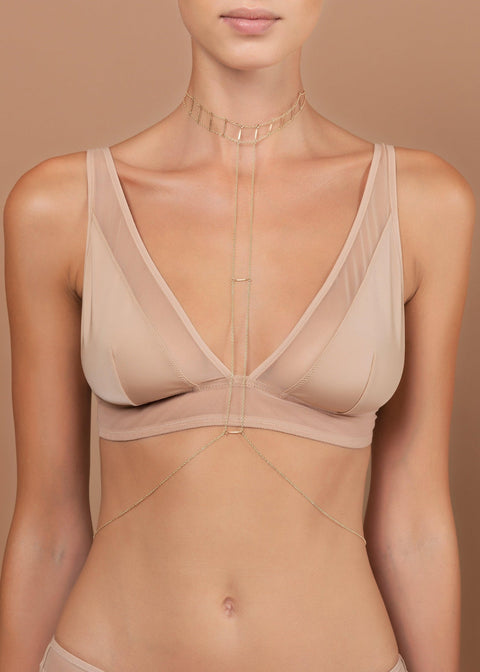 Crown Choker - Goldish