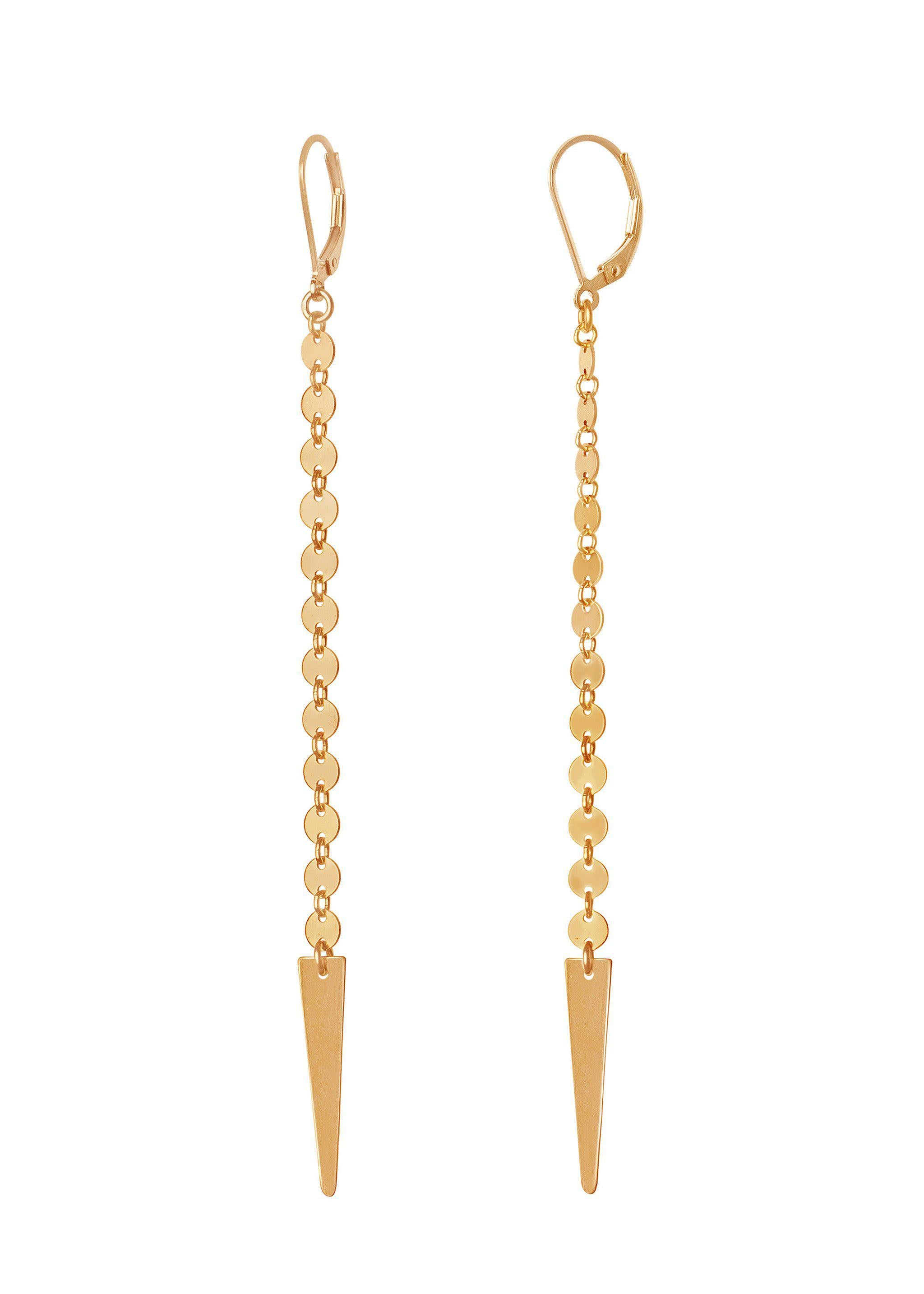 Disco hot sale earrings gold