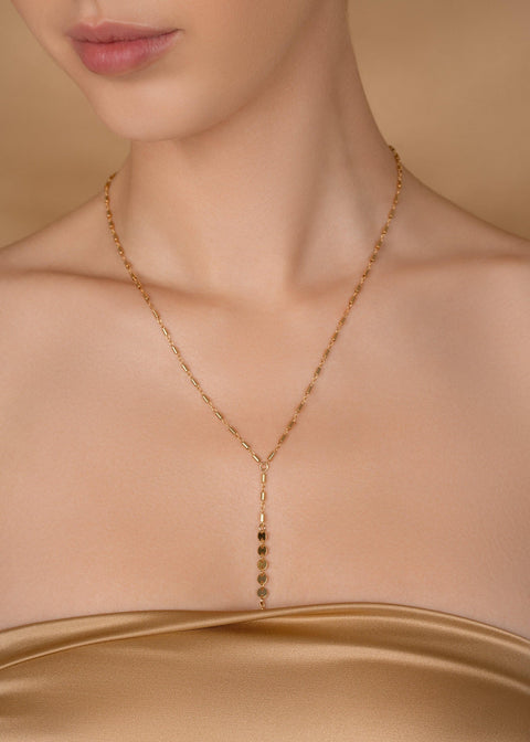 Disco Simplicity Hand Chain - Goldish