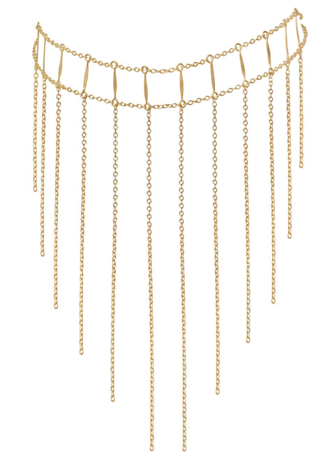 Waterfall Choker - Goldish