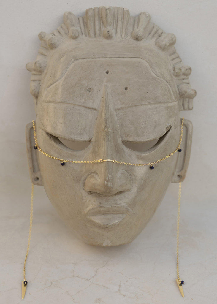 Arrow Vine Facechain - Goldish