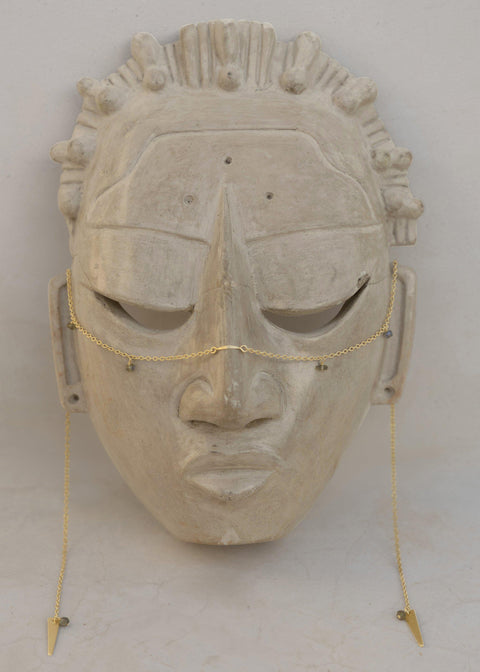 Arrow Vine Facechain - Goldish
