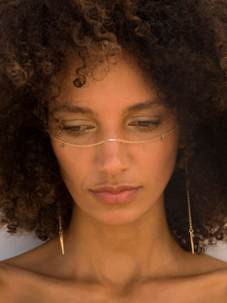 Arrow Vine Facechain - Goldish