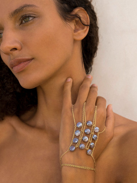 Gemstone Triple Ladders to Bliss - Goldish