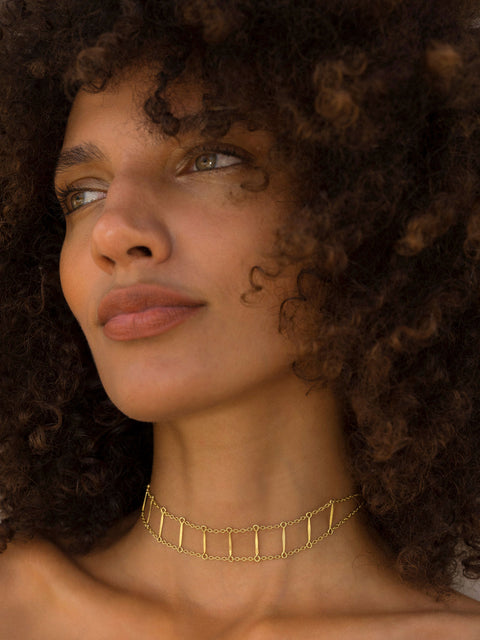 Ladders to Bliss Choker - Goldish