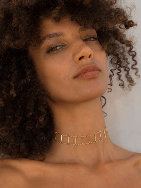 Ladders to Bliss Choker - Goldish